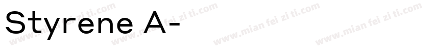 Styrene A字体转换